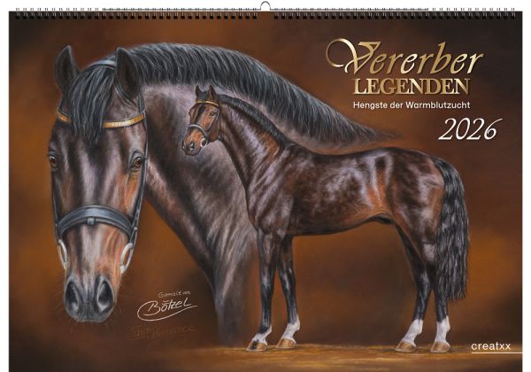 Vererberlegenden 2026 Wandkalender
